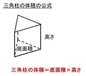 三角柱の表面積 底面積も と体積を求める公式と計算問題 単位との