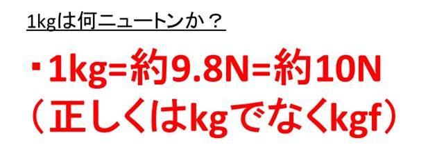 1kgは何ニュートンか 2kgや3kgや4kgは何ニュートンなのか 1キログラムは何ニュートンか ウルトラフリーダム